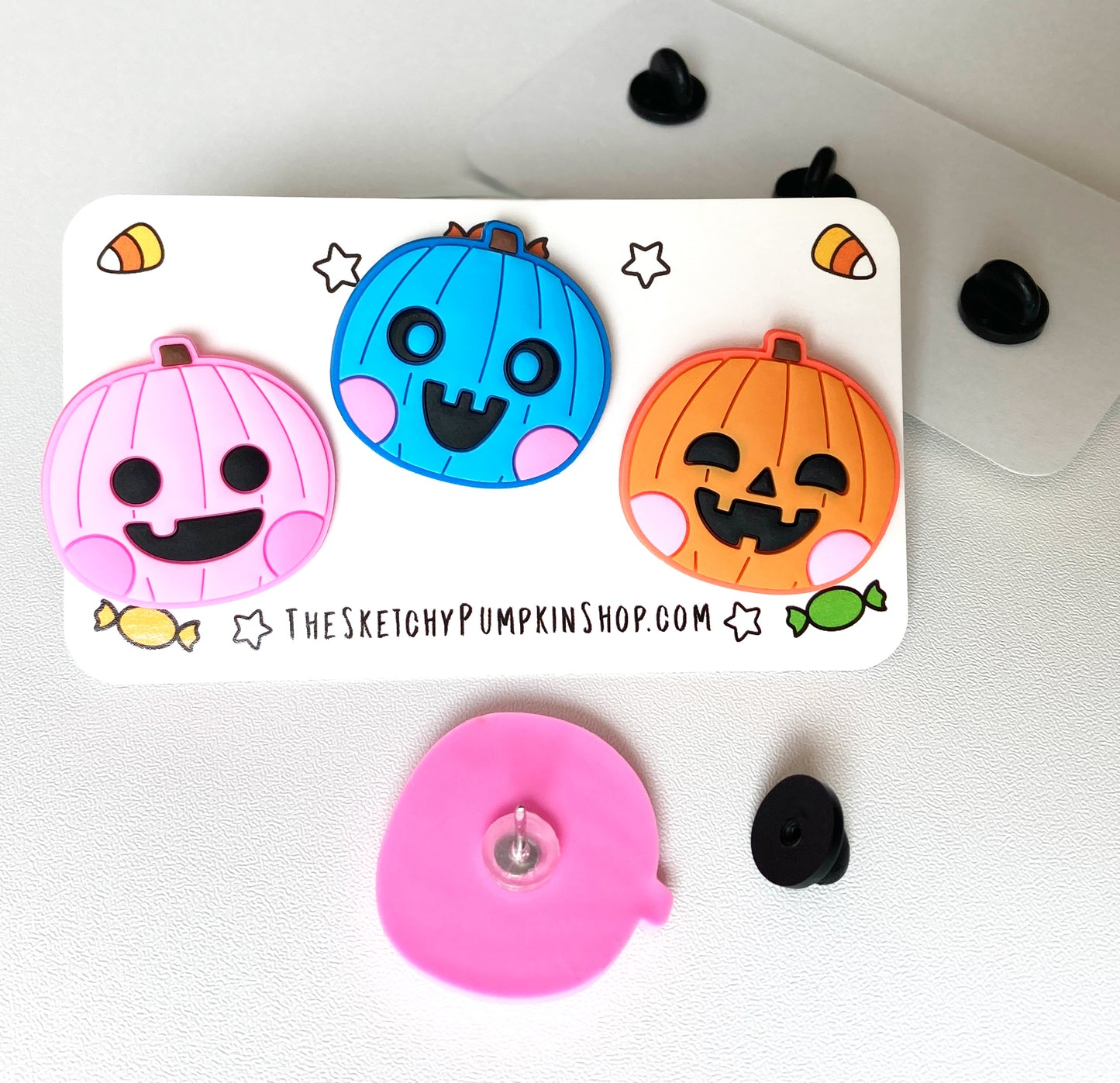 Jack O' lantern PVC Lapel Pins