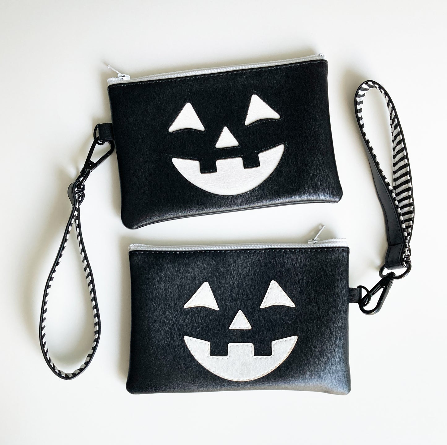 Black Jack O' lantern Double-sided Clutch