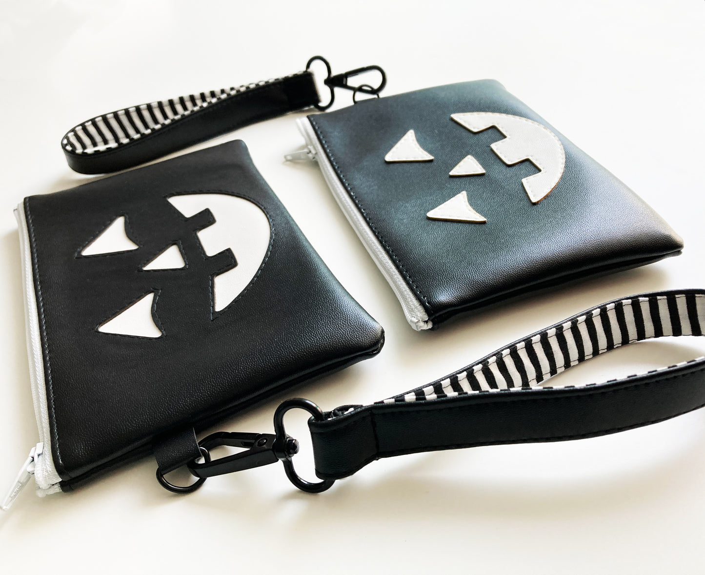 Black Jack O' lantern Double-sided Clutch