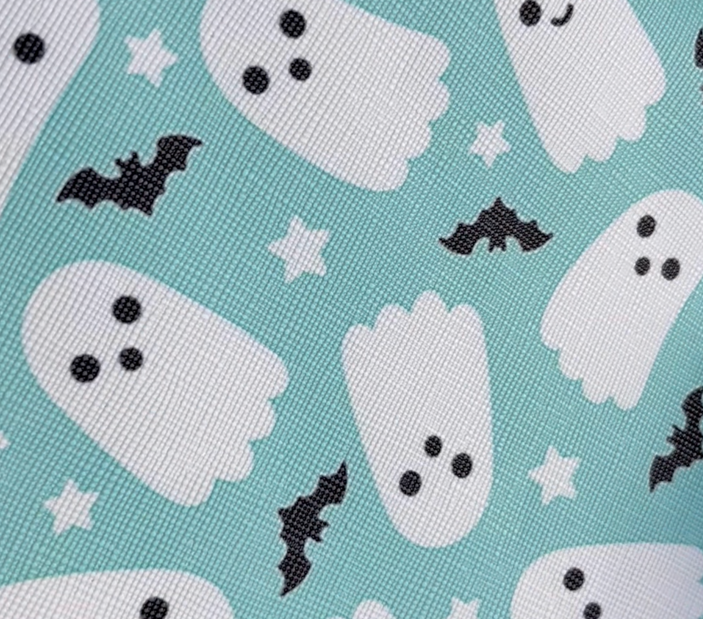 Ghosts w/Bats, Faux Leather, Rolls