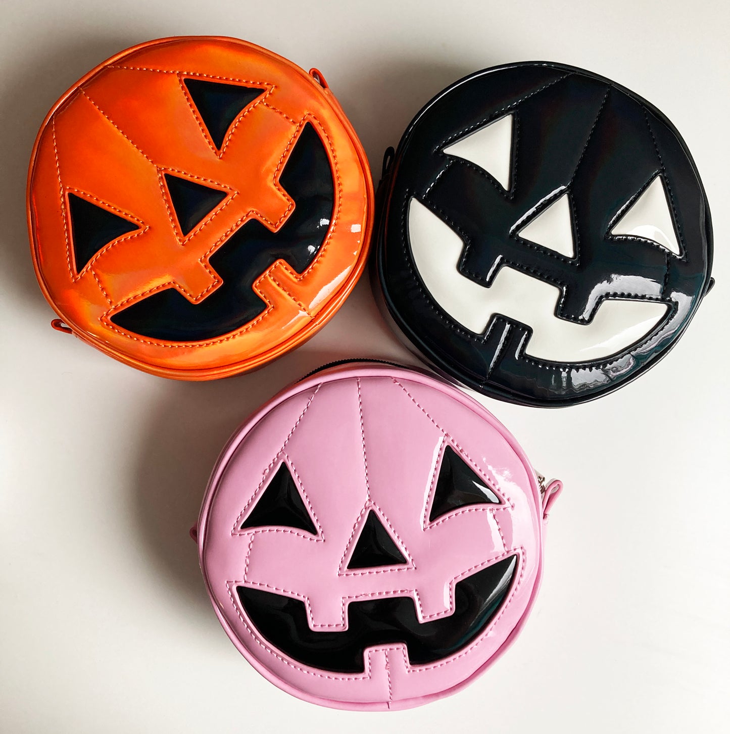 Jack O'lantern Round Bags