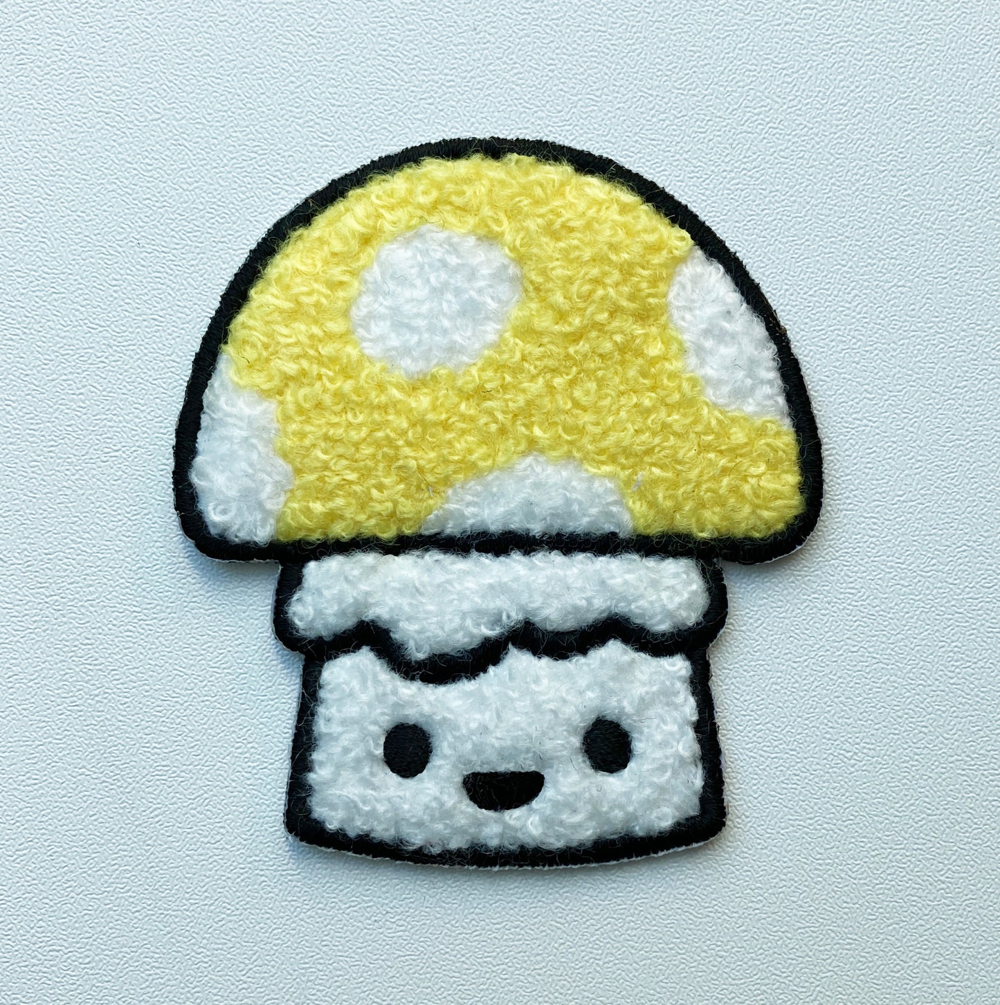 Mushroom Patches Chenille , iron-on, embroidery