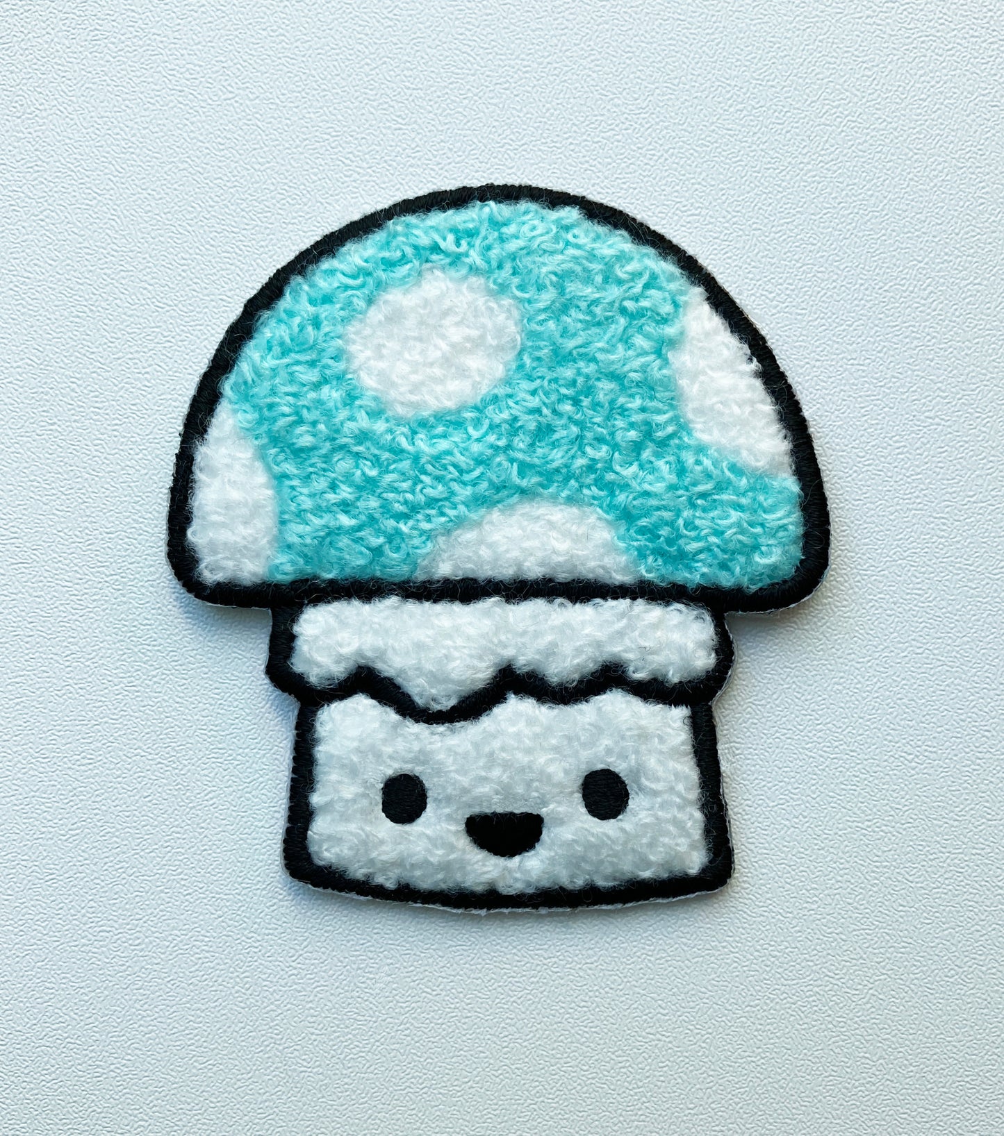 Mushroom Patches Chenille , iron-on, embroidery