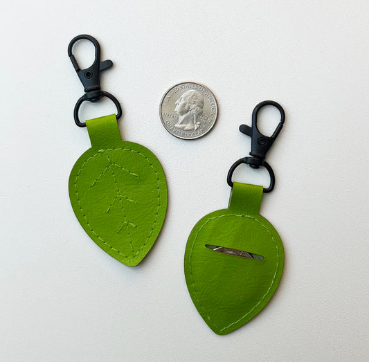 Leaf Coin Keychain