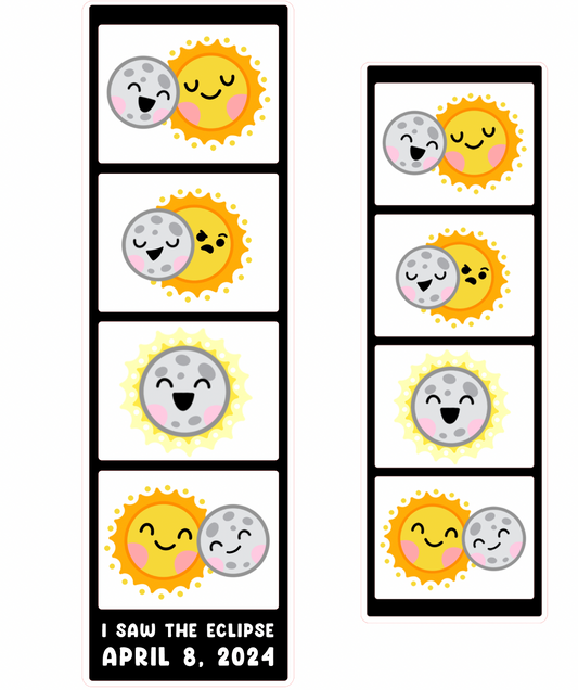 Eclipse Bookmark PNG/PDF, FREE, Bookmark or One large sticker