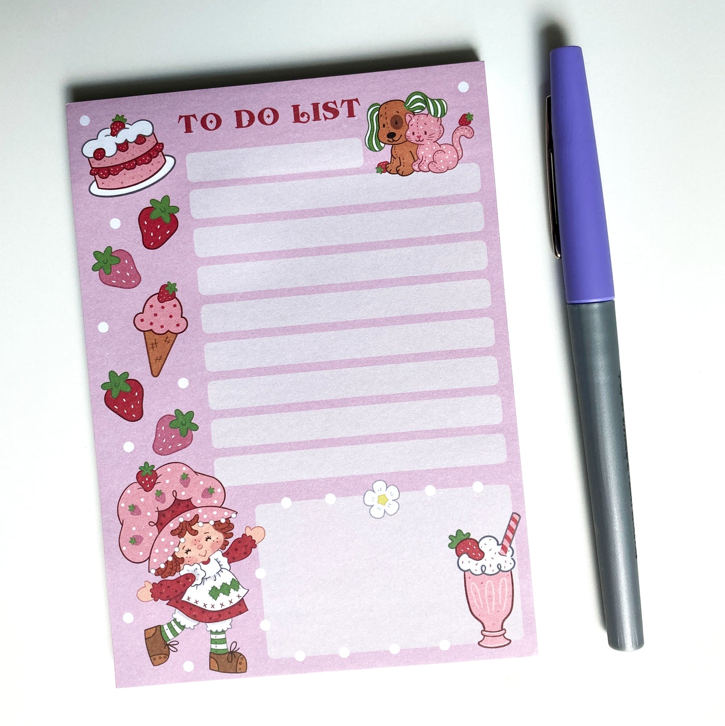 Shortcake Sticky Notepads- 2 pack