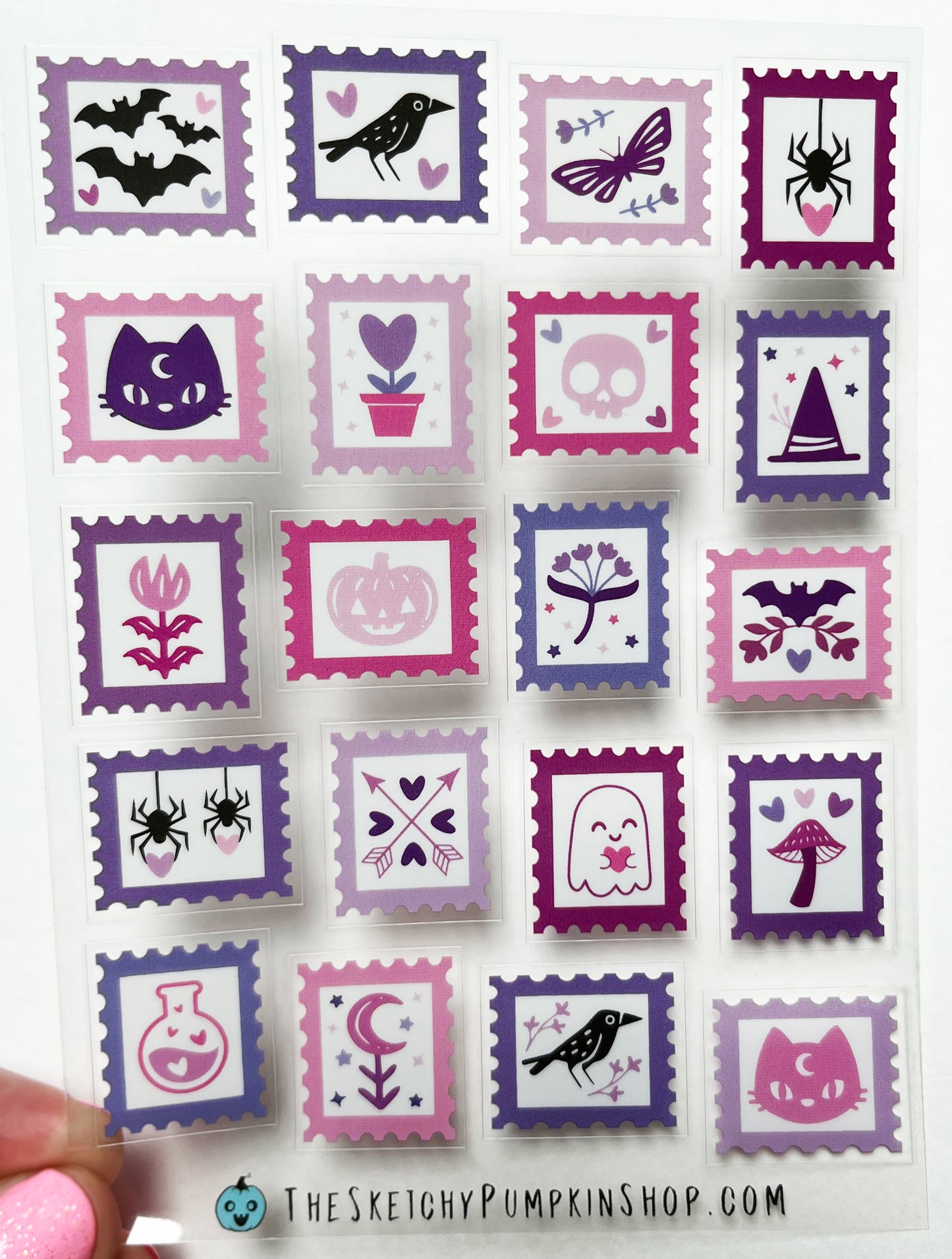 Valloween Sticker Pack (3), Transparent, Waterproof