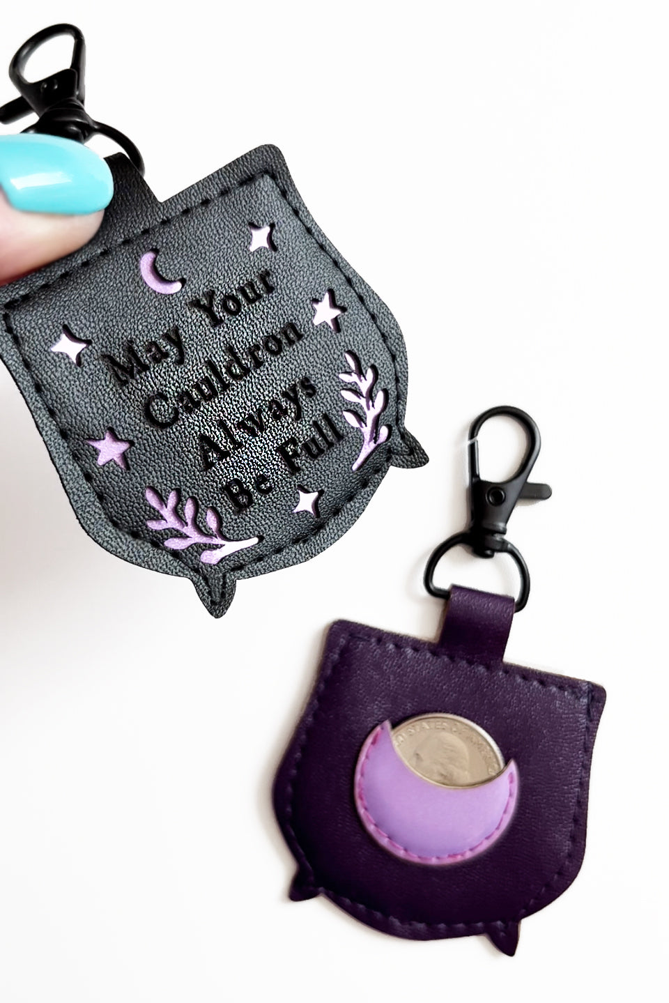 Cauldron Coin Keychain