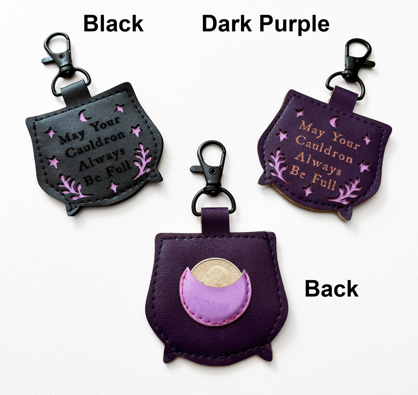 Cauldron Coin Keychain