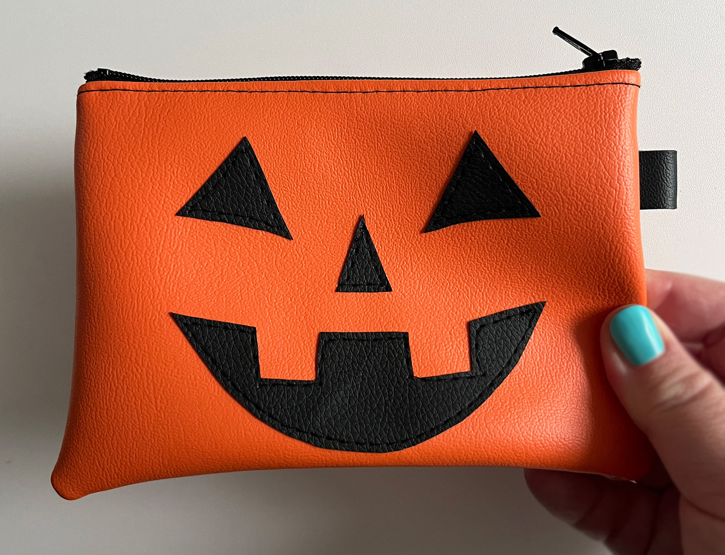 Jack O' lantern Double-sided Zipper Bag