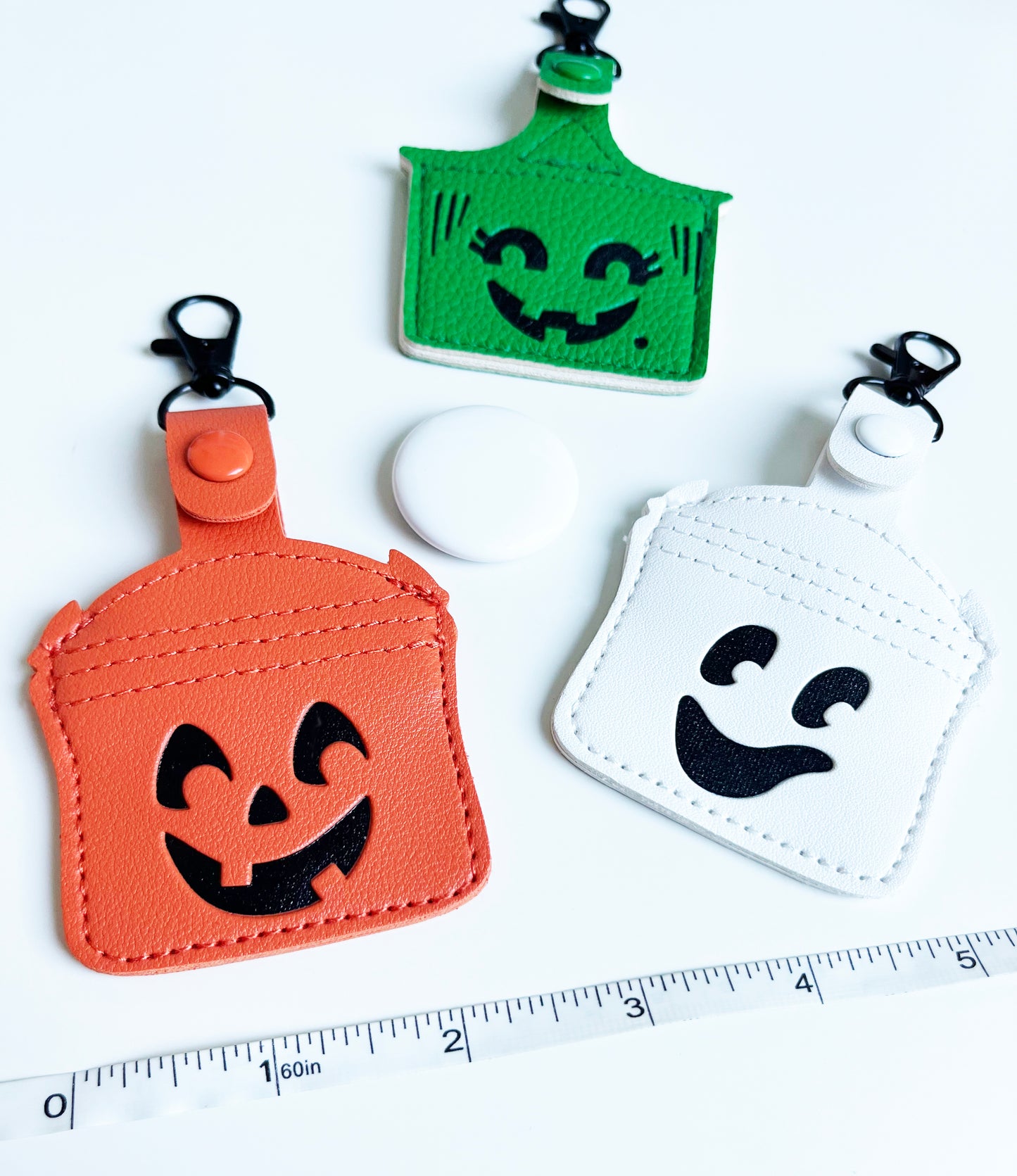 Air Tag Holders, Boo Bucket, Strawberry, Paw, Rainbow Heart