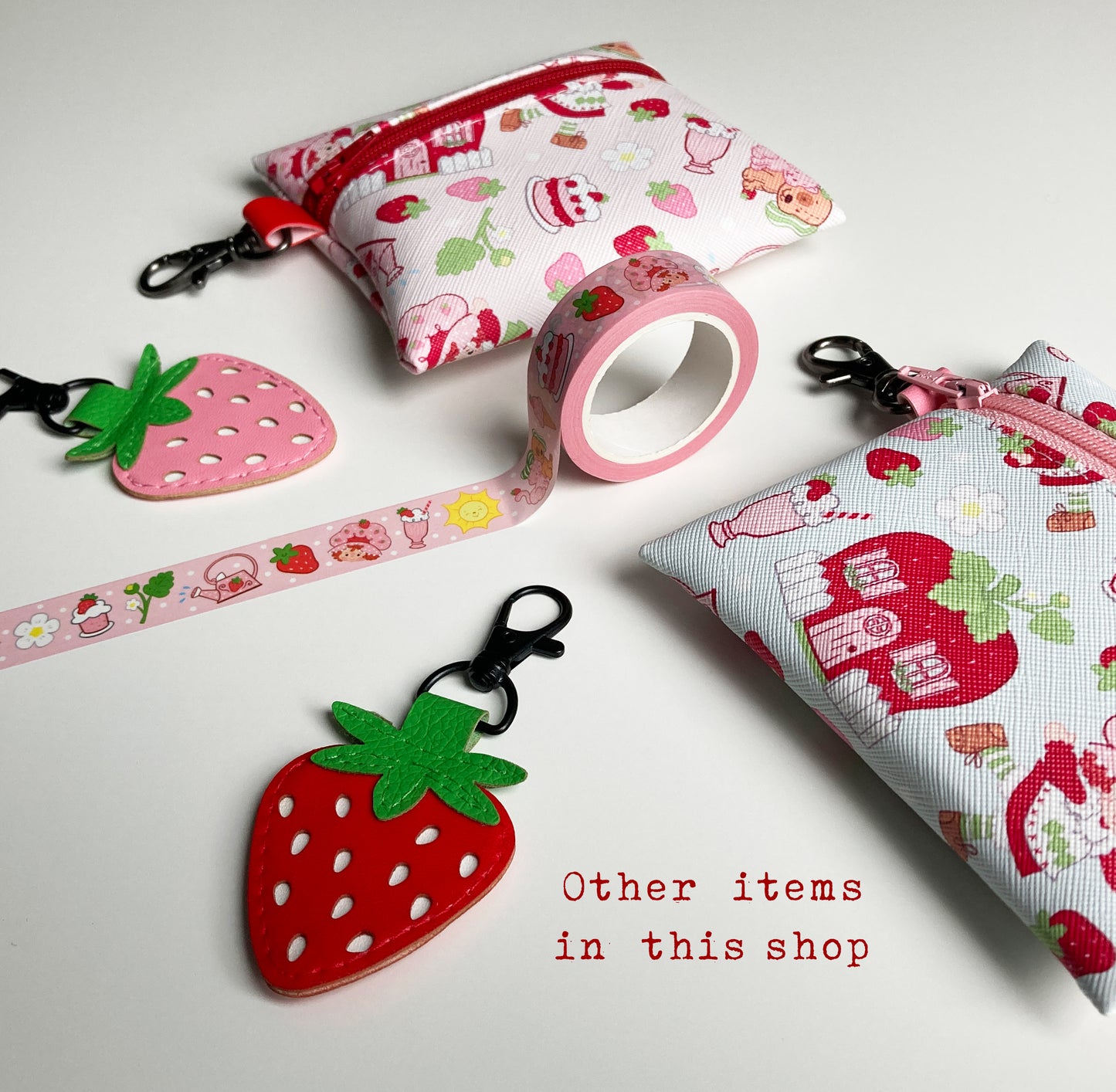 Shortcake Coin Purse, Faux Leather