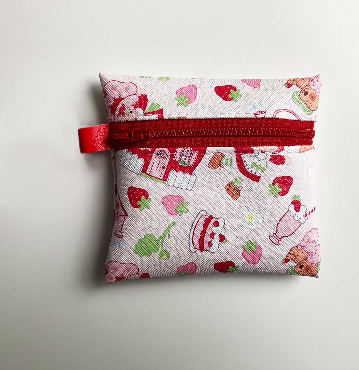 Shortcake Coin Purse, Faux Leather