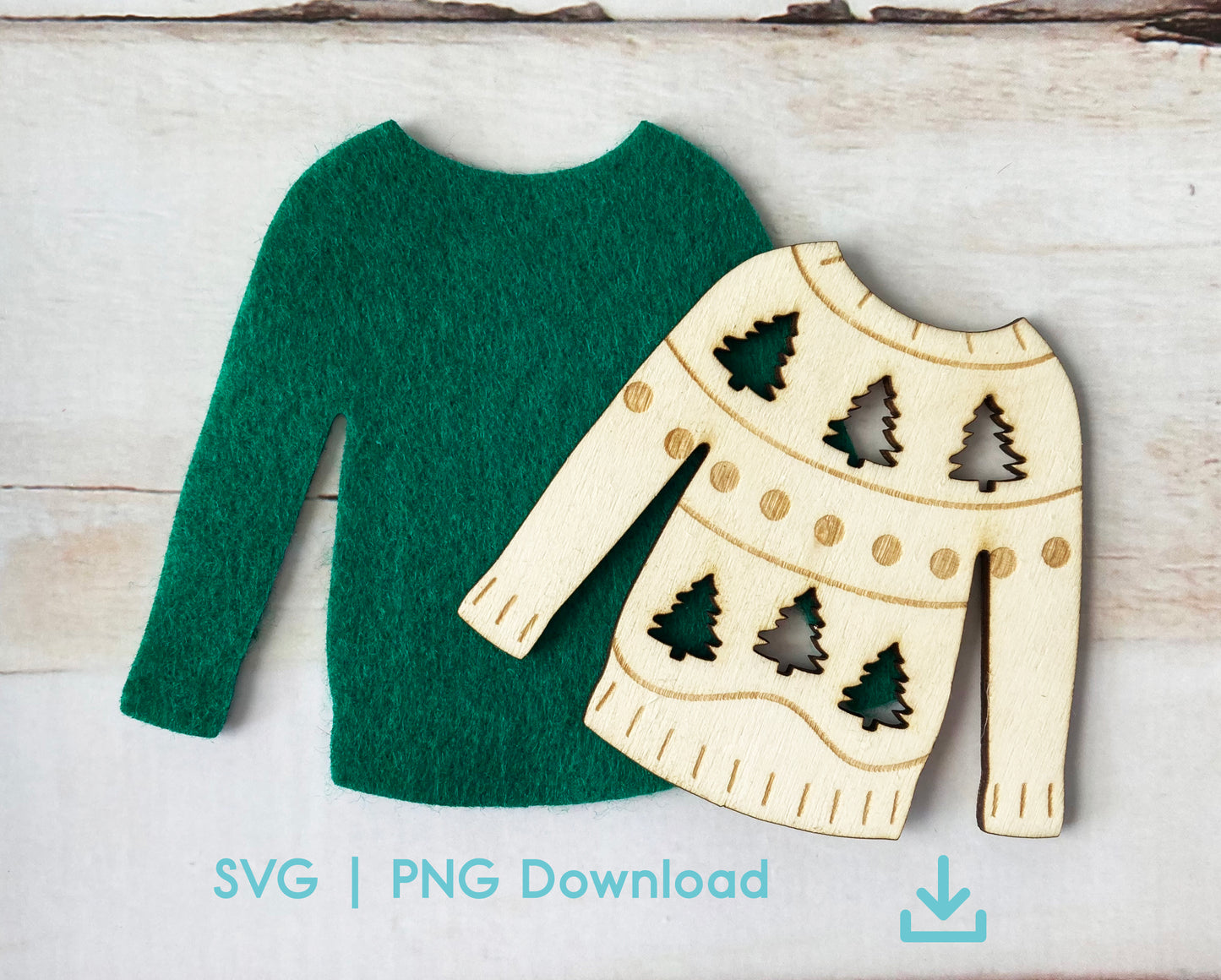Ugly Sweater Digital File, SVG, PNG, Laser, Cricut, Silhouette