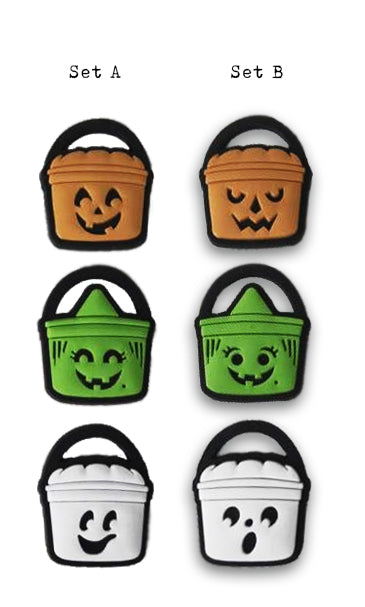 Boo Bucket PVC Shoe Charms
