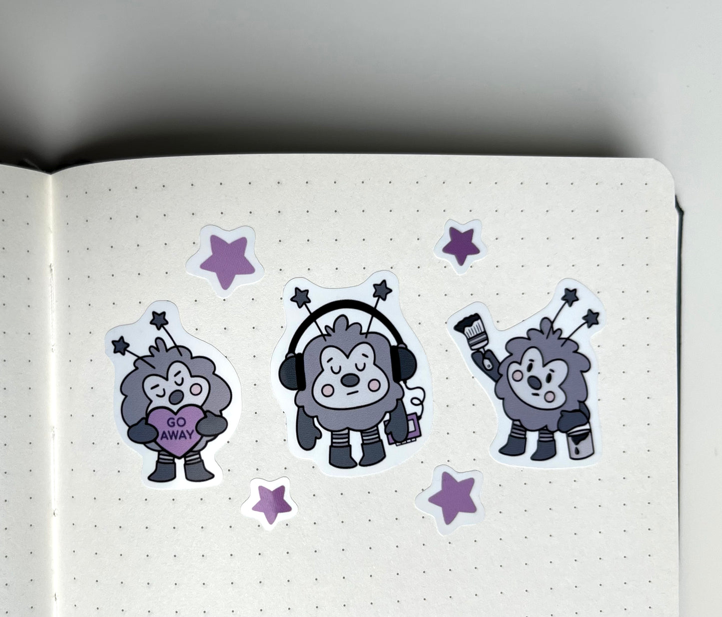 Sprite Fray Stickers, 1 Sheet