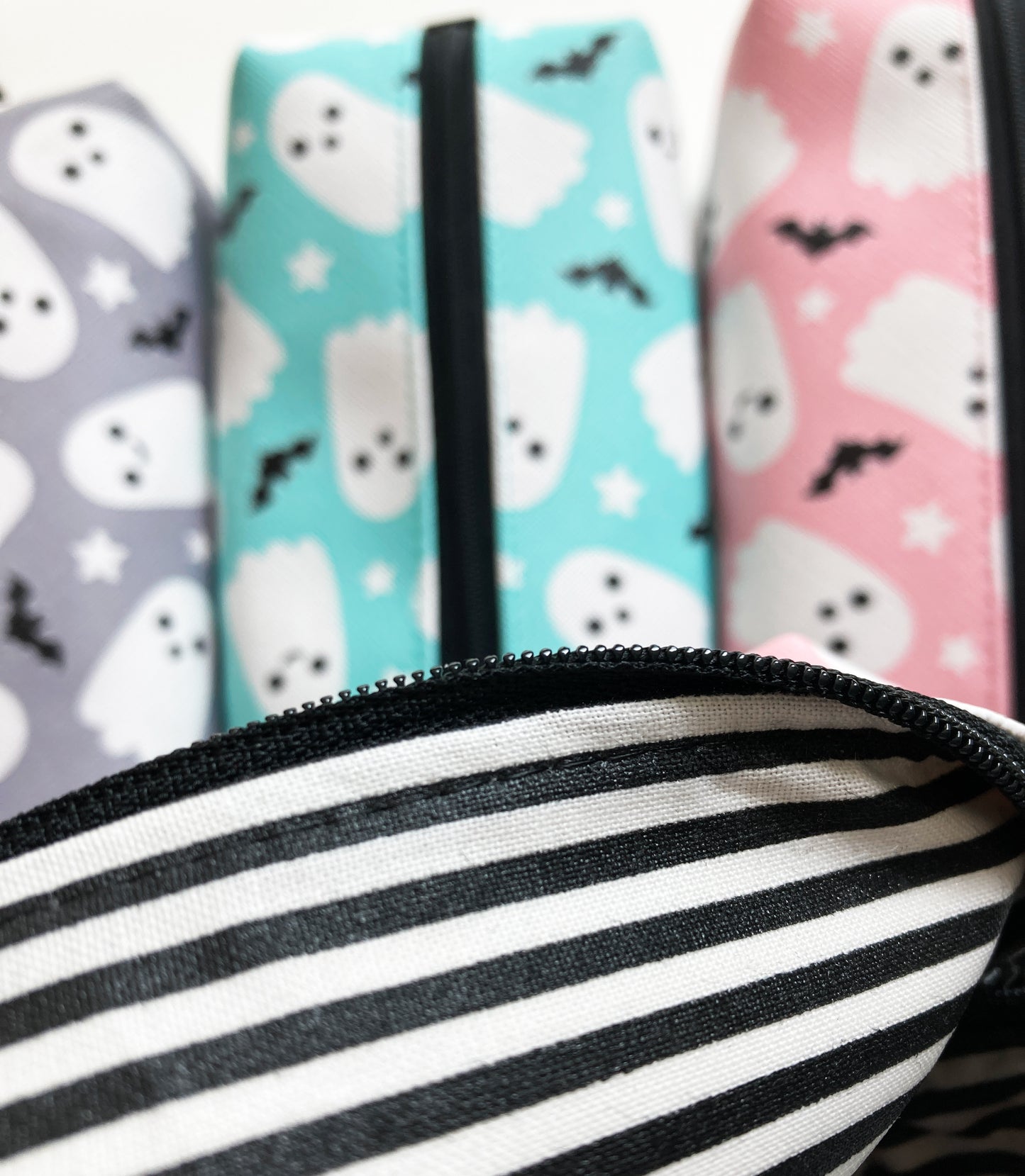 Ghost Bat Cosmetic Bag