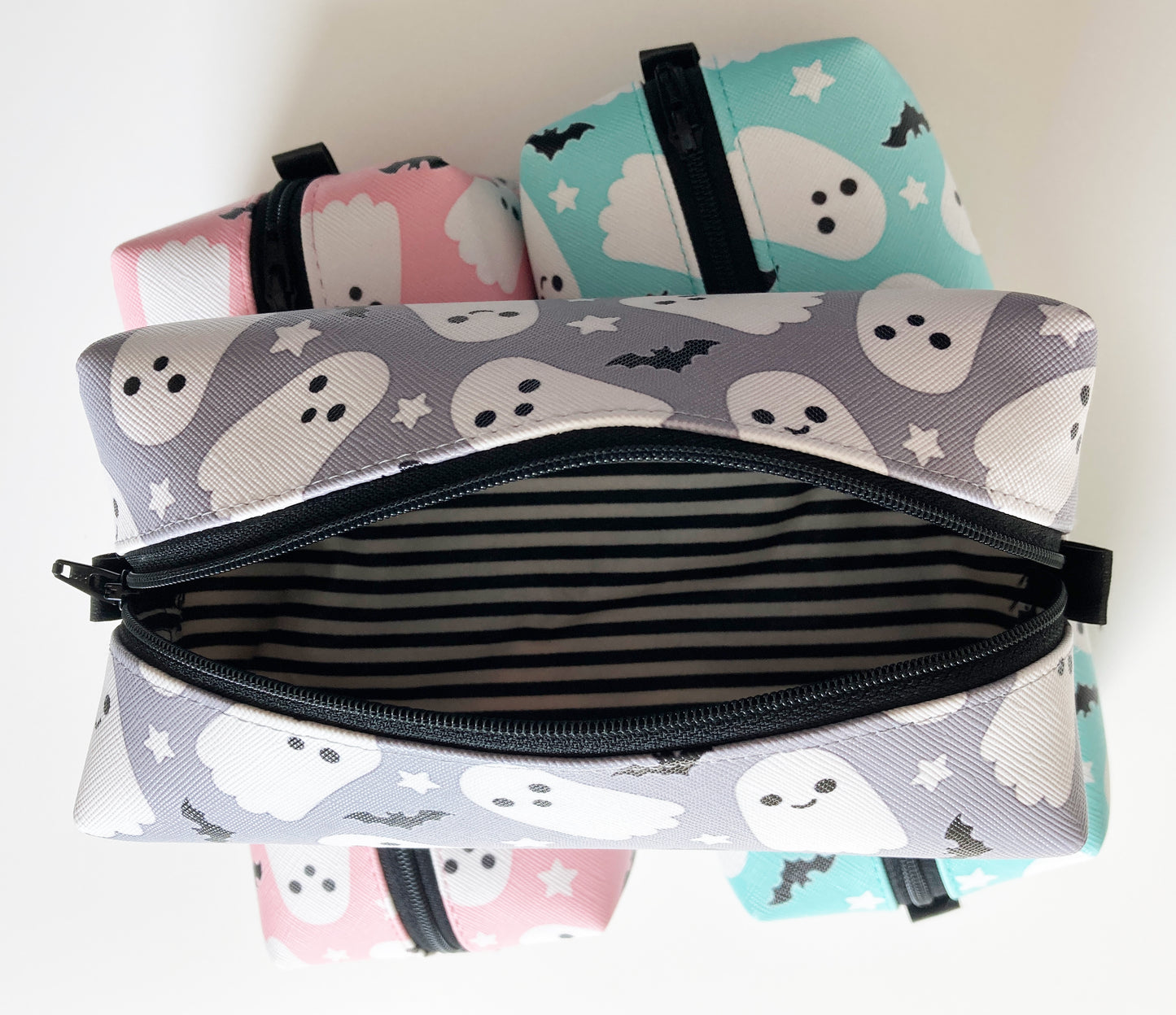 Ghost Bat Cosmetic Bag