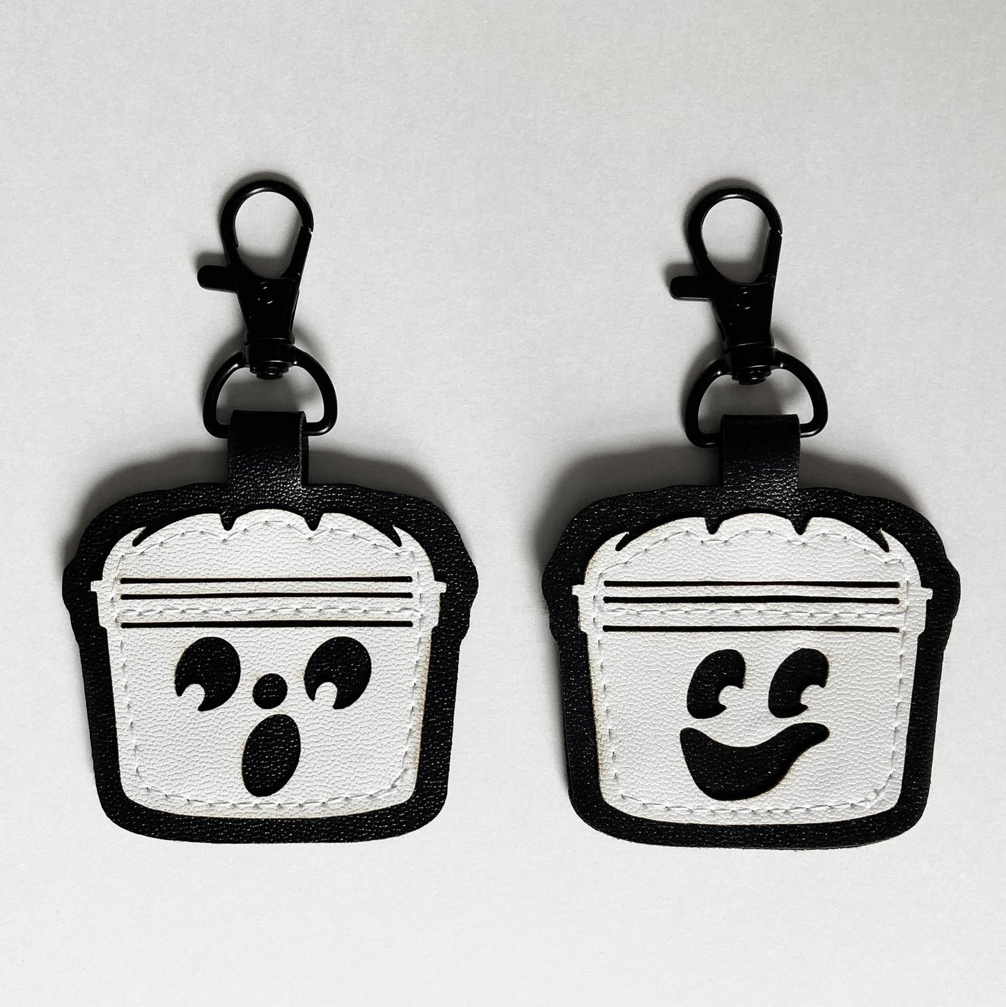 Boo Bucket Double Sided Keychains