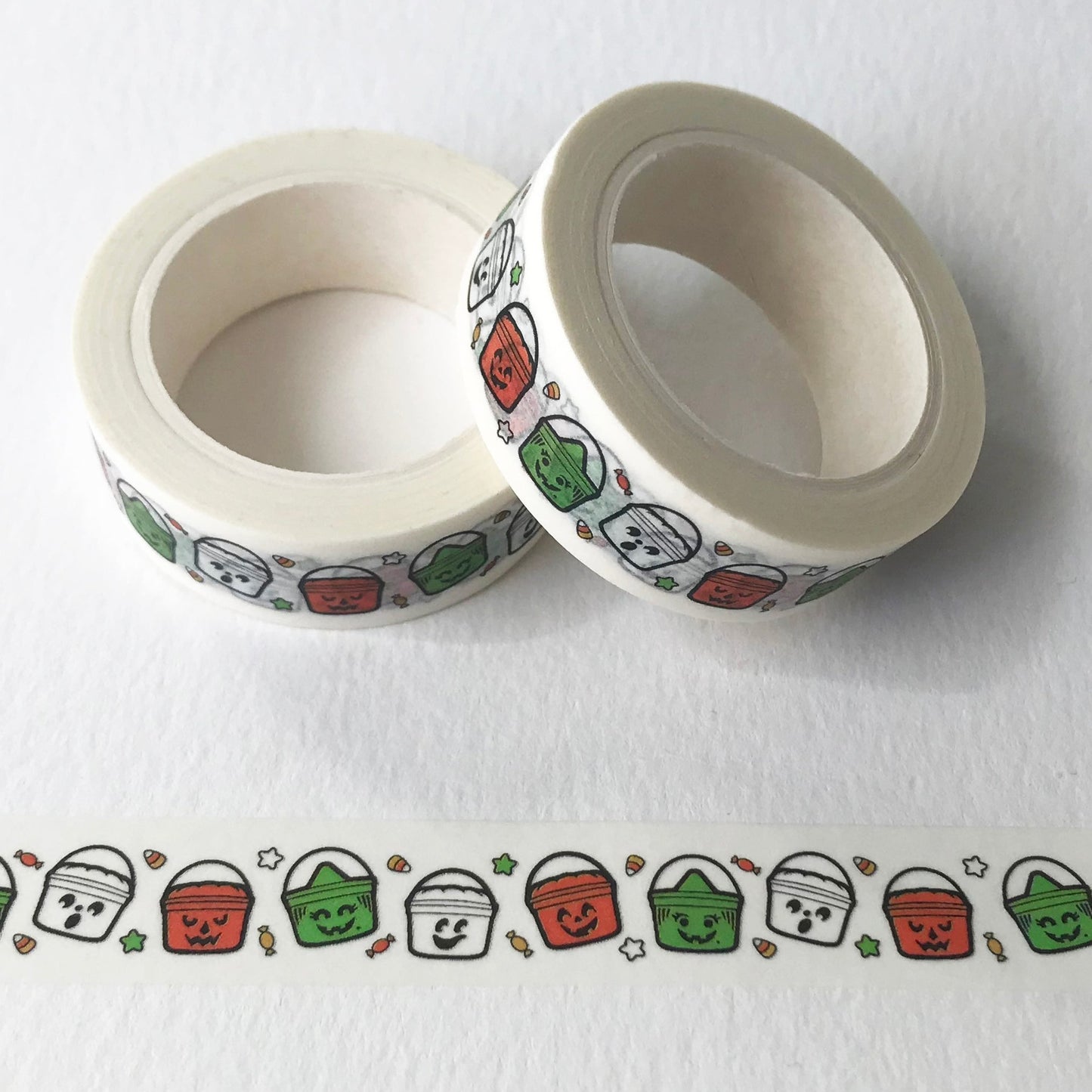 Boo Bucket Washi Tape, bujo, bullet journal, halloween, witch, ghost, pumpkin, mcdonalds halloween bucket
