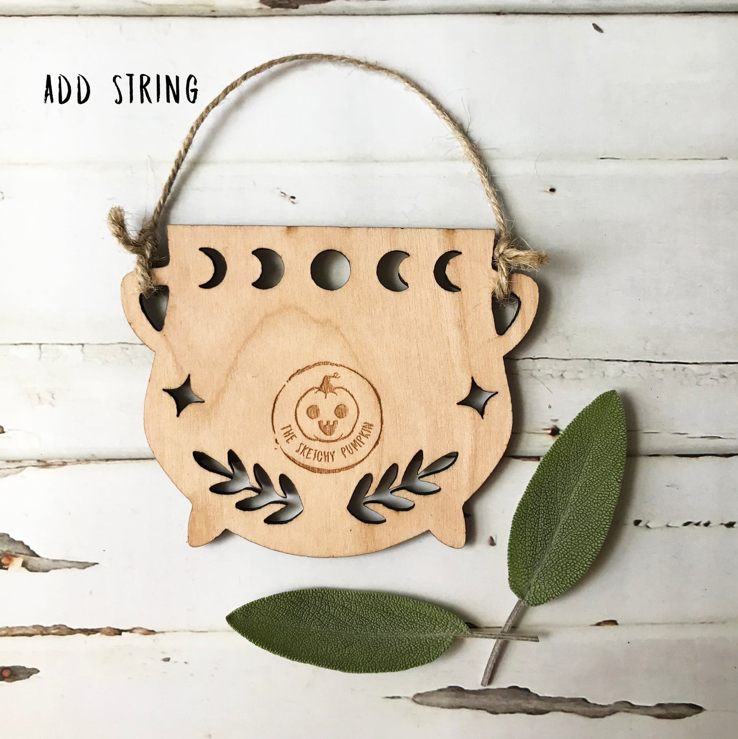 Kitchen Witch Cauldron, Ornament, Magnet