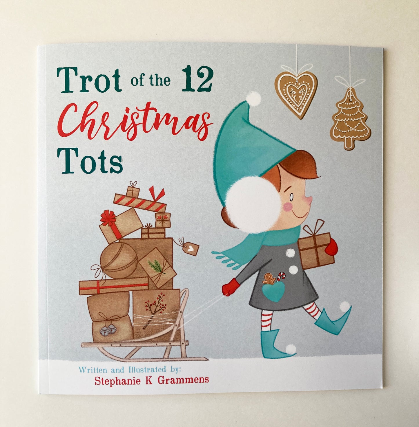 Trot of the 12 Christmas Tots, Book with Stickers