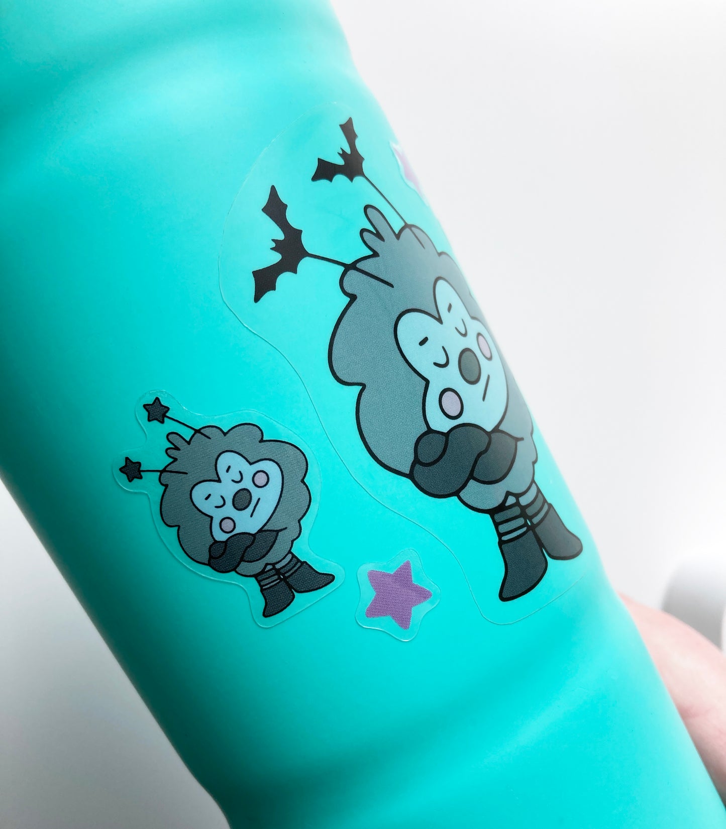 Sprite Fray, Transparent, Waterproof Sticker Sheet