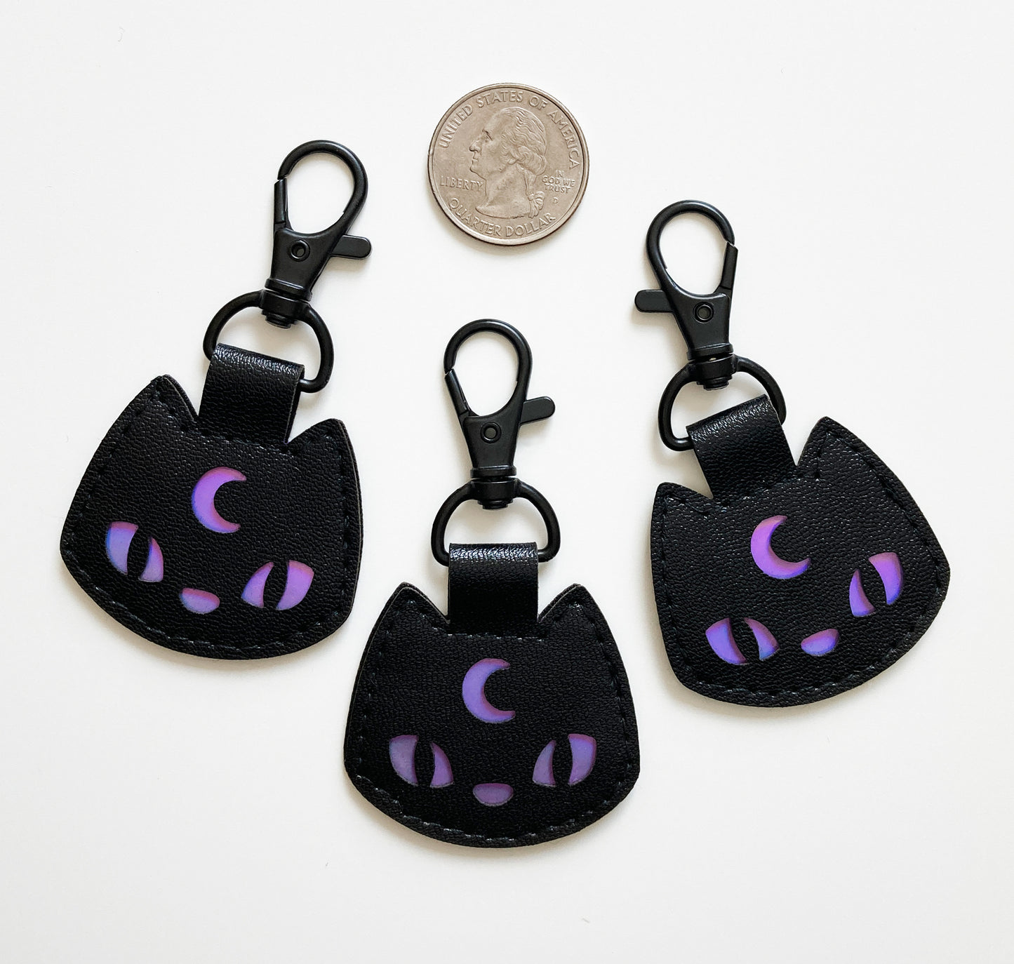 Magic Cat Coin Keychain