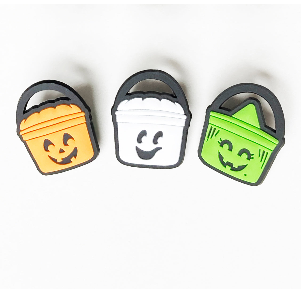 Boo Bucket PVC Lapel Pins