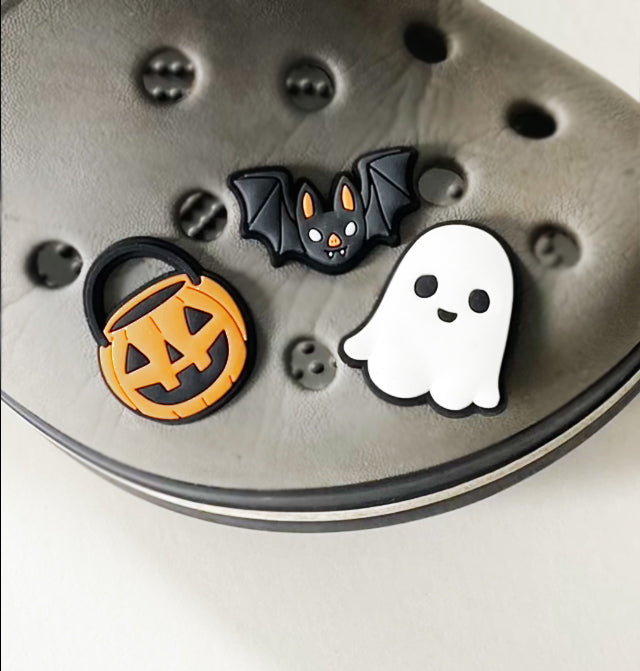 Halloween PVC Shoe Charms, All 3