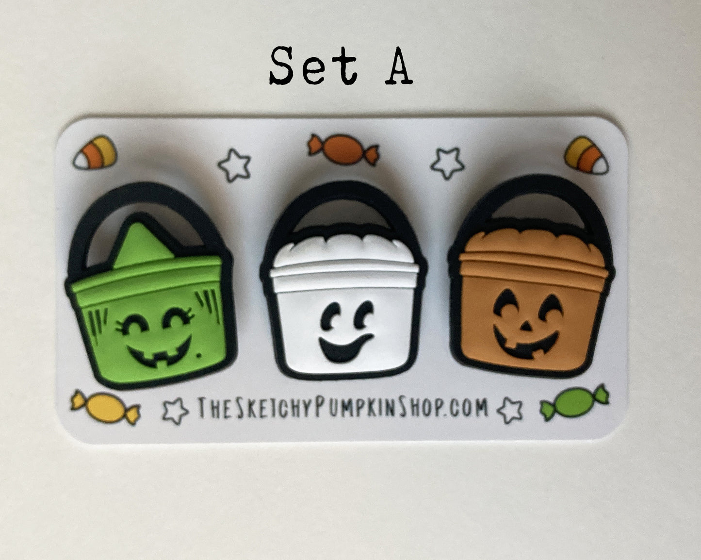 Boo Bucket PVC Shoe Charms