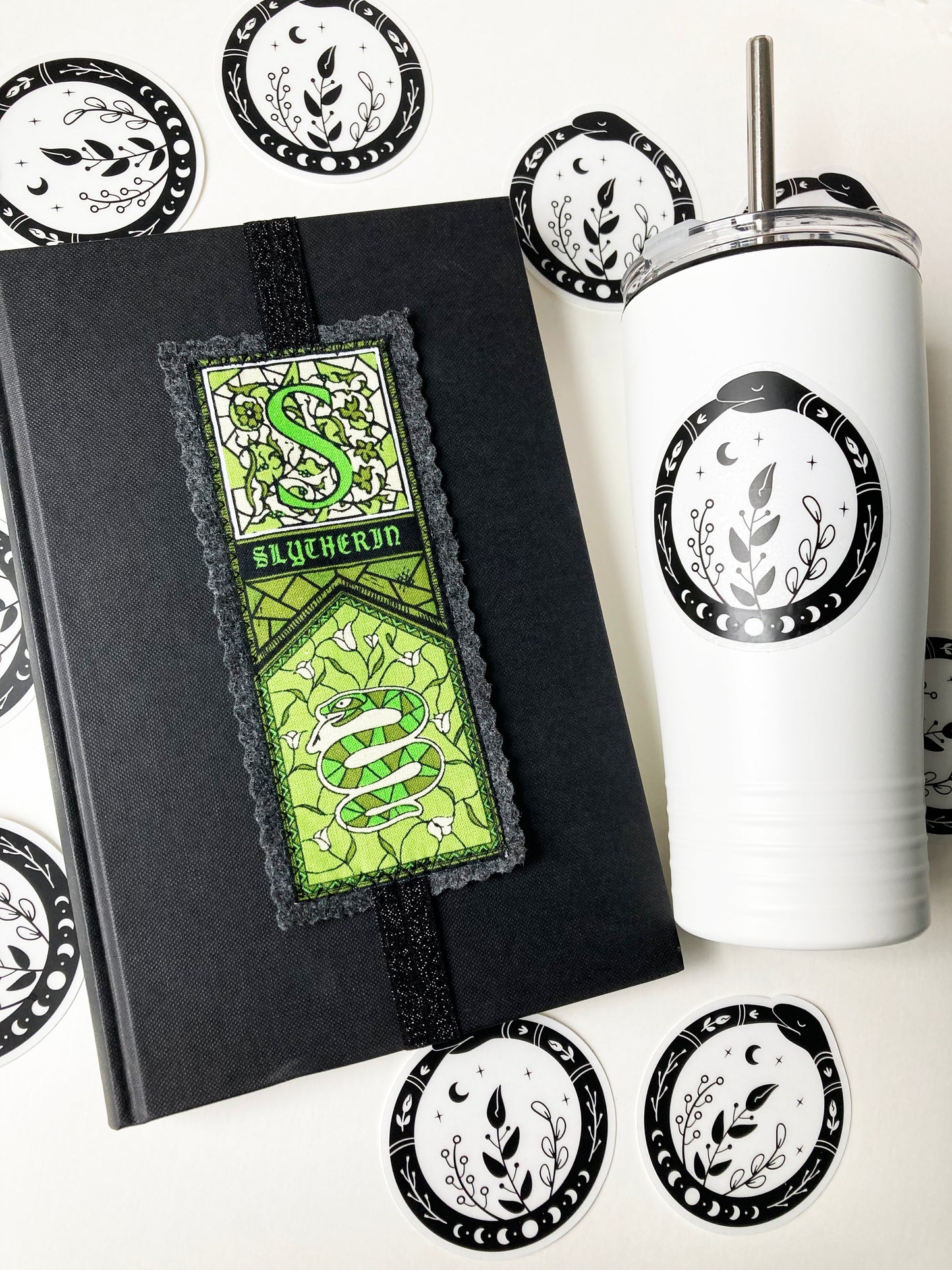Infinity Snake Decal, Sticker, Transparent, Waterproof