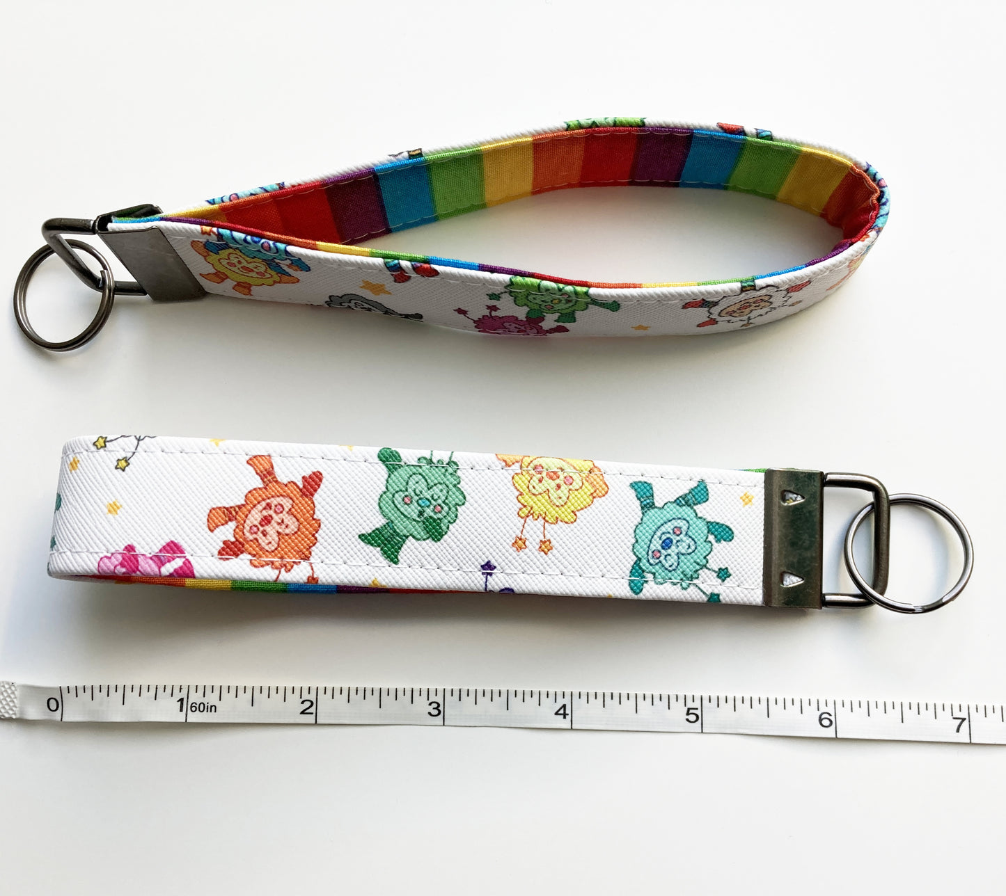 Rainbow Sprite Zipper Bag, Faux Leather