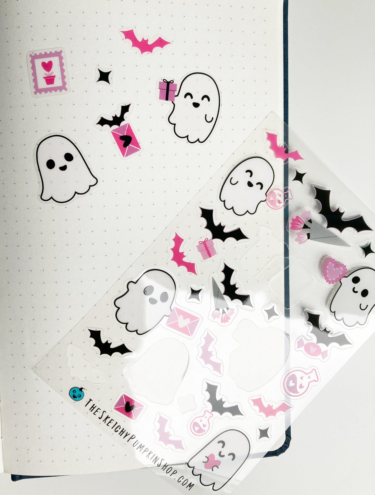 Valloween, Transparent, Waterproof Sticker Sheet