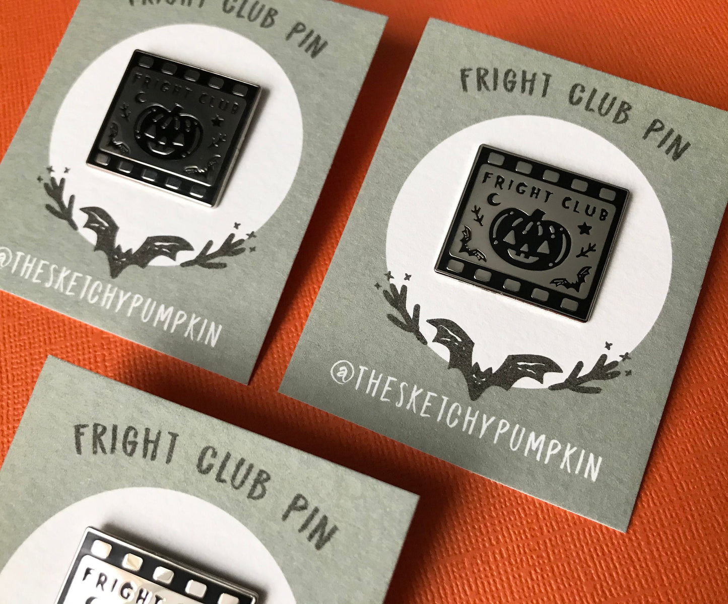 Fright Club Enamel Pin, Lapel Pin, Halloween, Sabrina, Witch, Horror Movies
