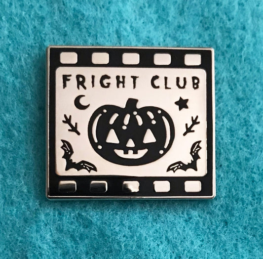 Fright Club Enamel Pin, Lapel Pin, Halloween, Sabrina, Witch, Horror Movies