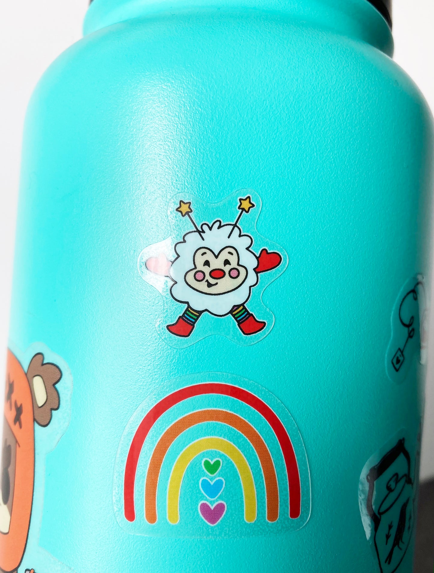 Rainbow Brite & Friends, Transparent, Waterproof Sticker Sheet