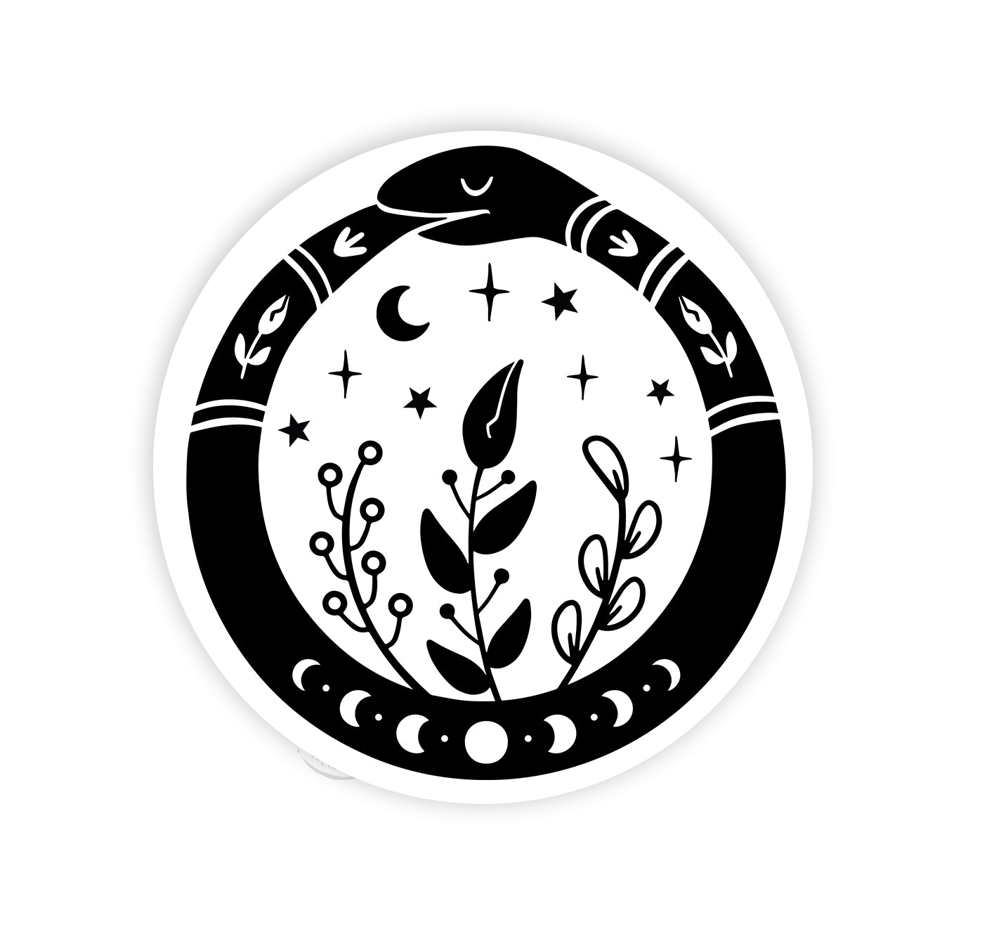 Infinity Snake Decal, Sticker, Transparent, Waterproof