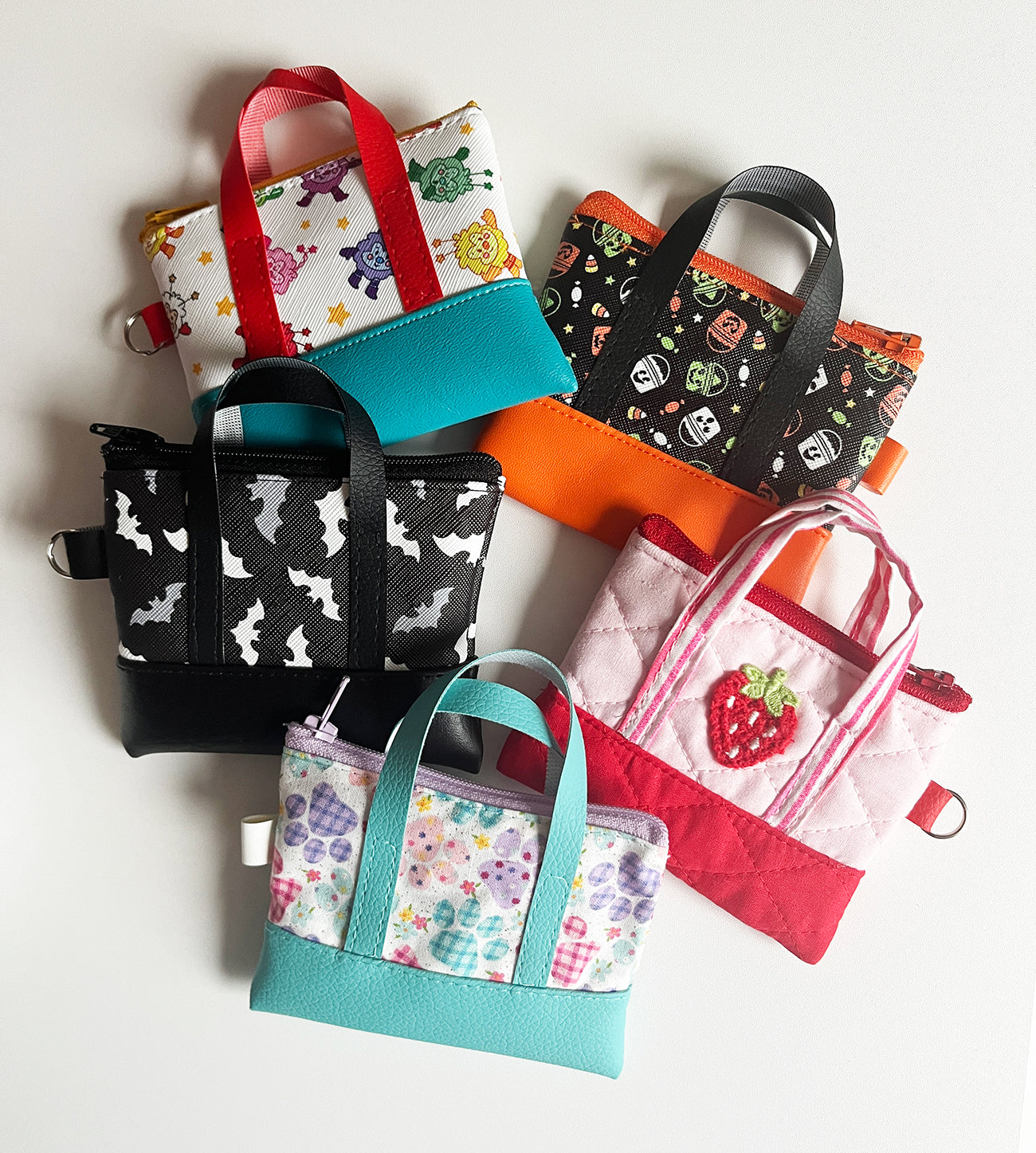 Mini Keychain Totes