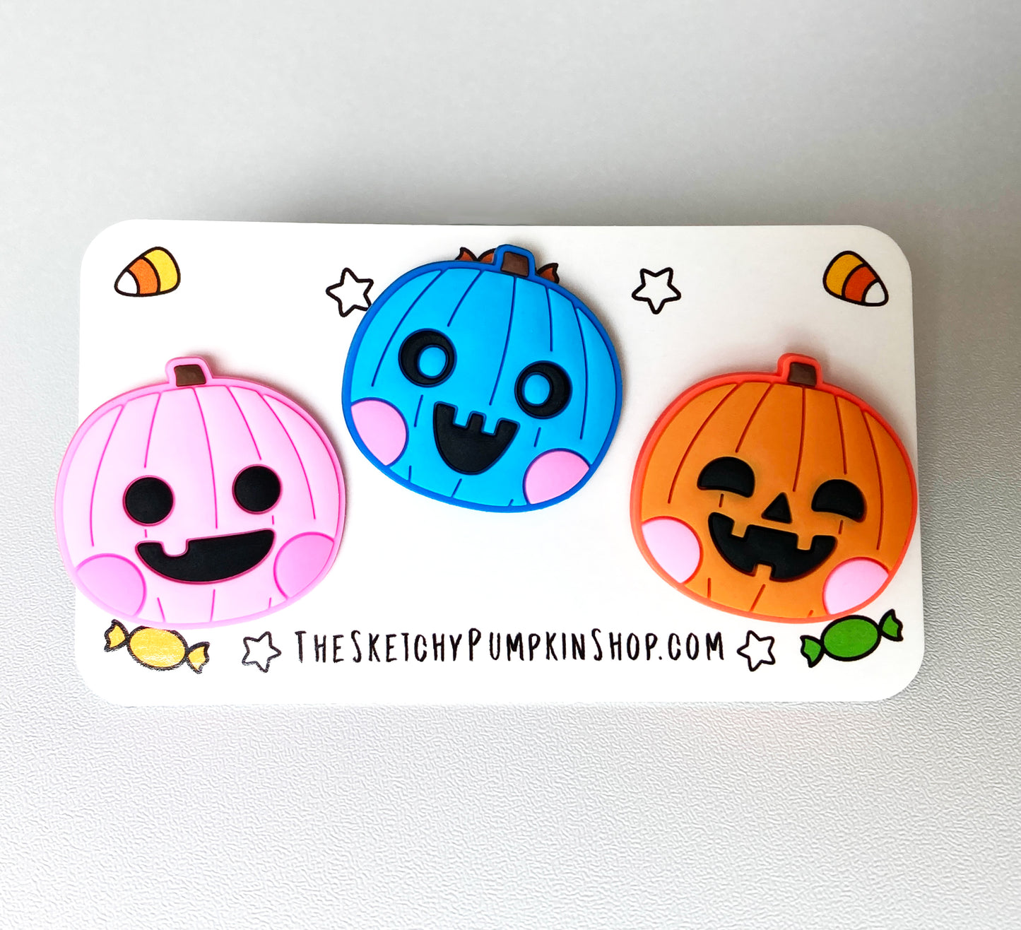 Jack O' lantern PVC Lapel Pins