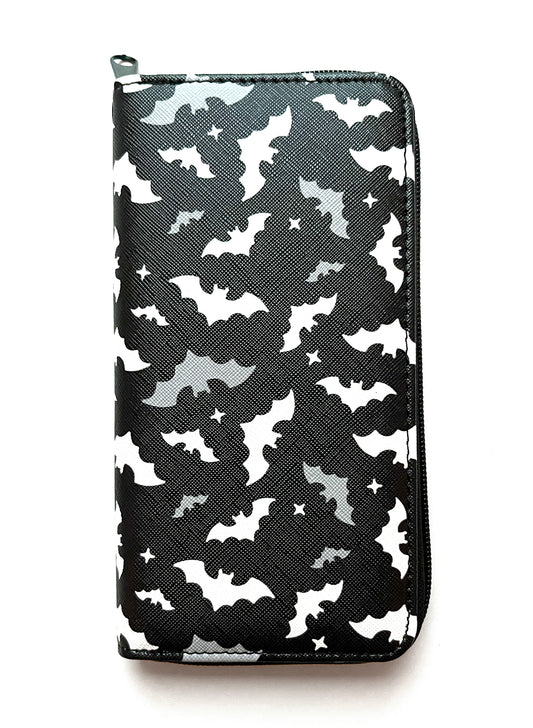 Bat Black/White Wallet