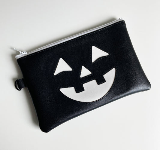 Black Jack O' lantern Double-sided Clutch