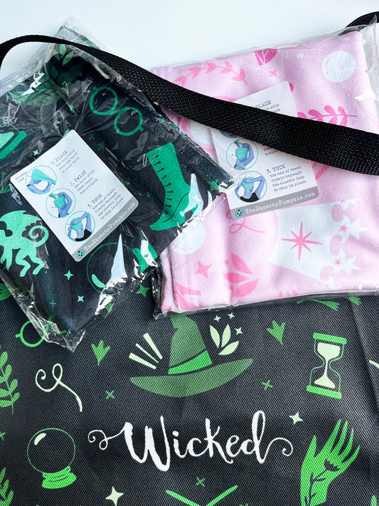 Wicked Popular Totes with 2 Hair Wraps