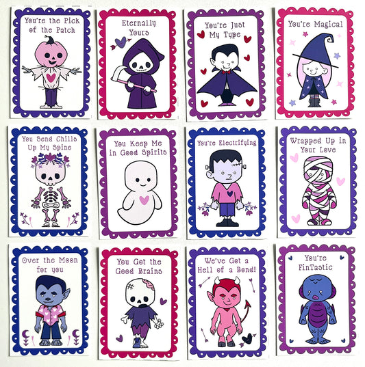 Valloween Monsters ACEO Cards