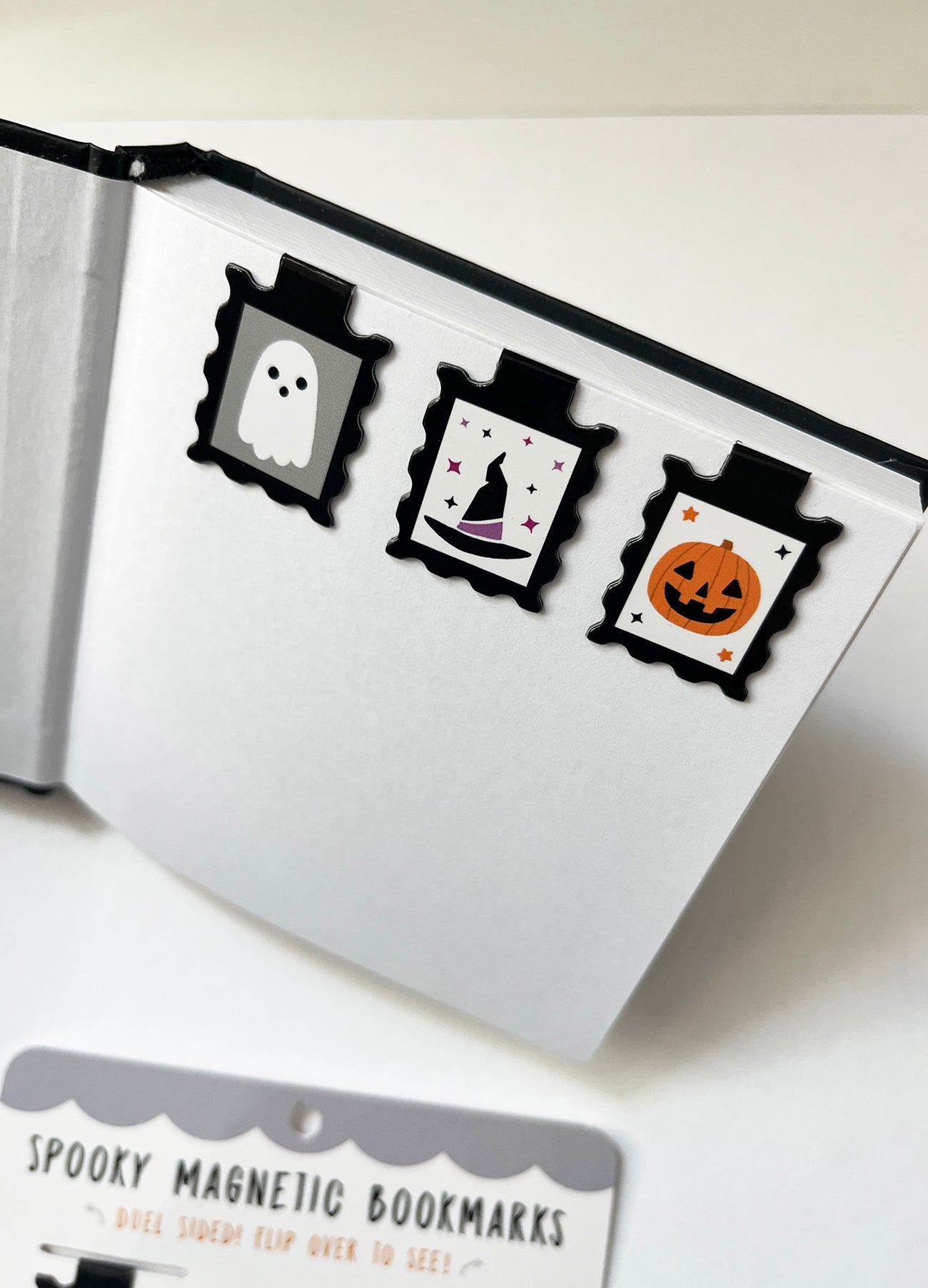 Spooky Stamp Bookmark Magnets