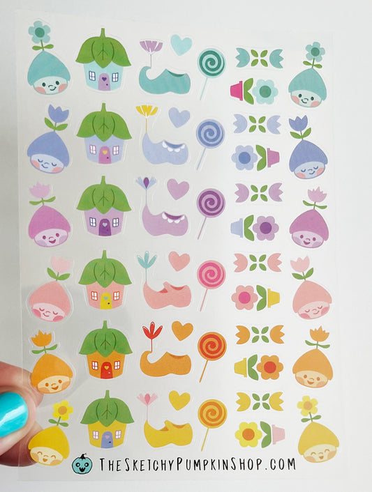 Munchkin Stickers, Transparent, Waterproof