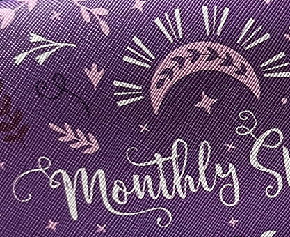 Monthly Spells Pouch & Stickers