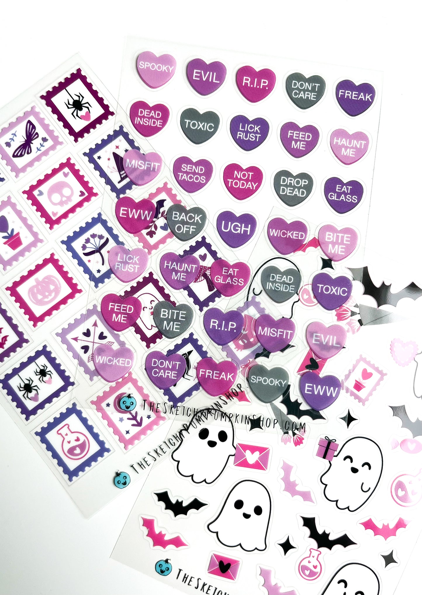 Valloween Sticker Pack (3), Transparent, Waterproof