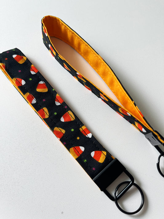 Candy Corn Wristlet