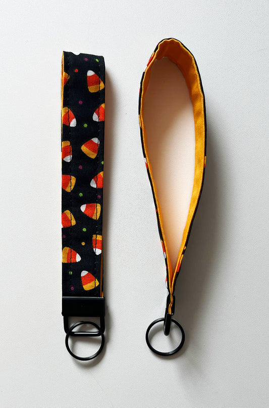 Candy Corn Wristlet